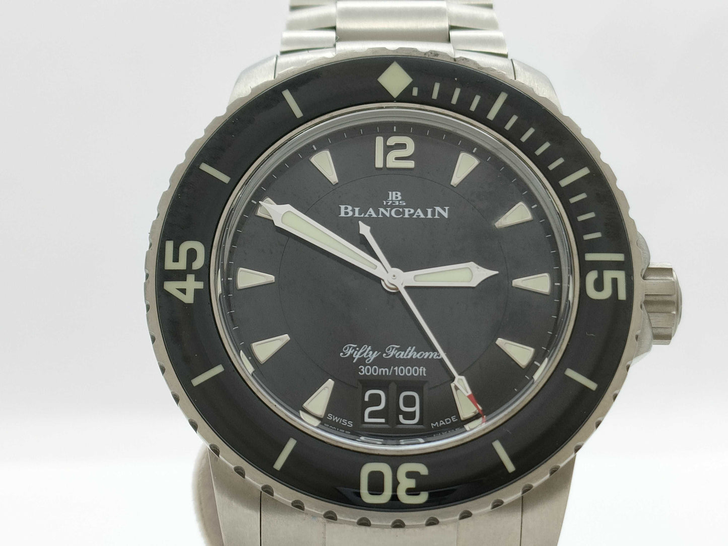 Blancpain Fifty Fathoms Large Date 5050-12B30-98B 740 Automatic Men's Watch