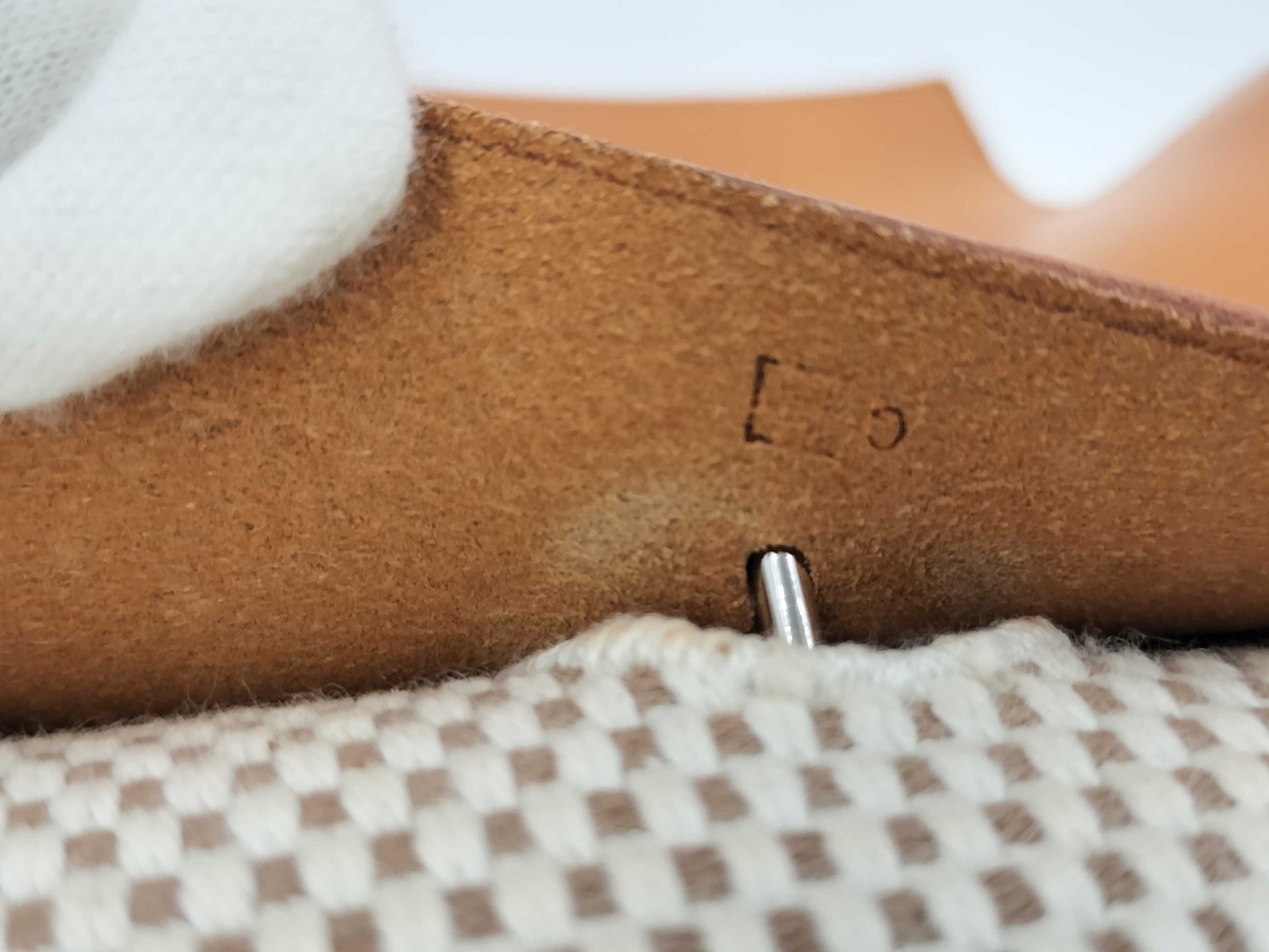 HERMES HERMES/Hermès Airbag TPM Toile H Beige Shoulder Bag Shoulder Bag