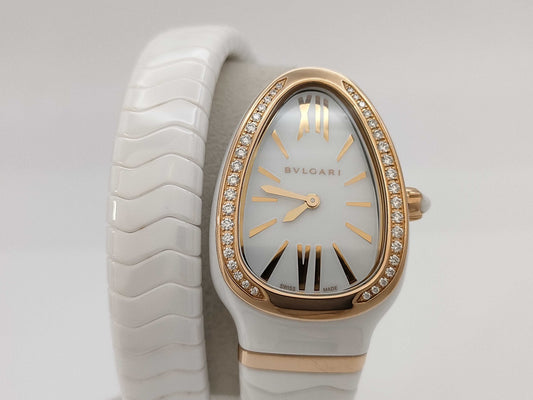 BVLGARI Serpenti SPC35WG BU3C3N7 Quartz Women's Watch