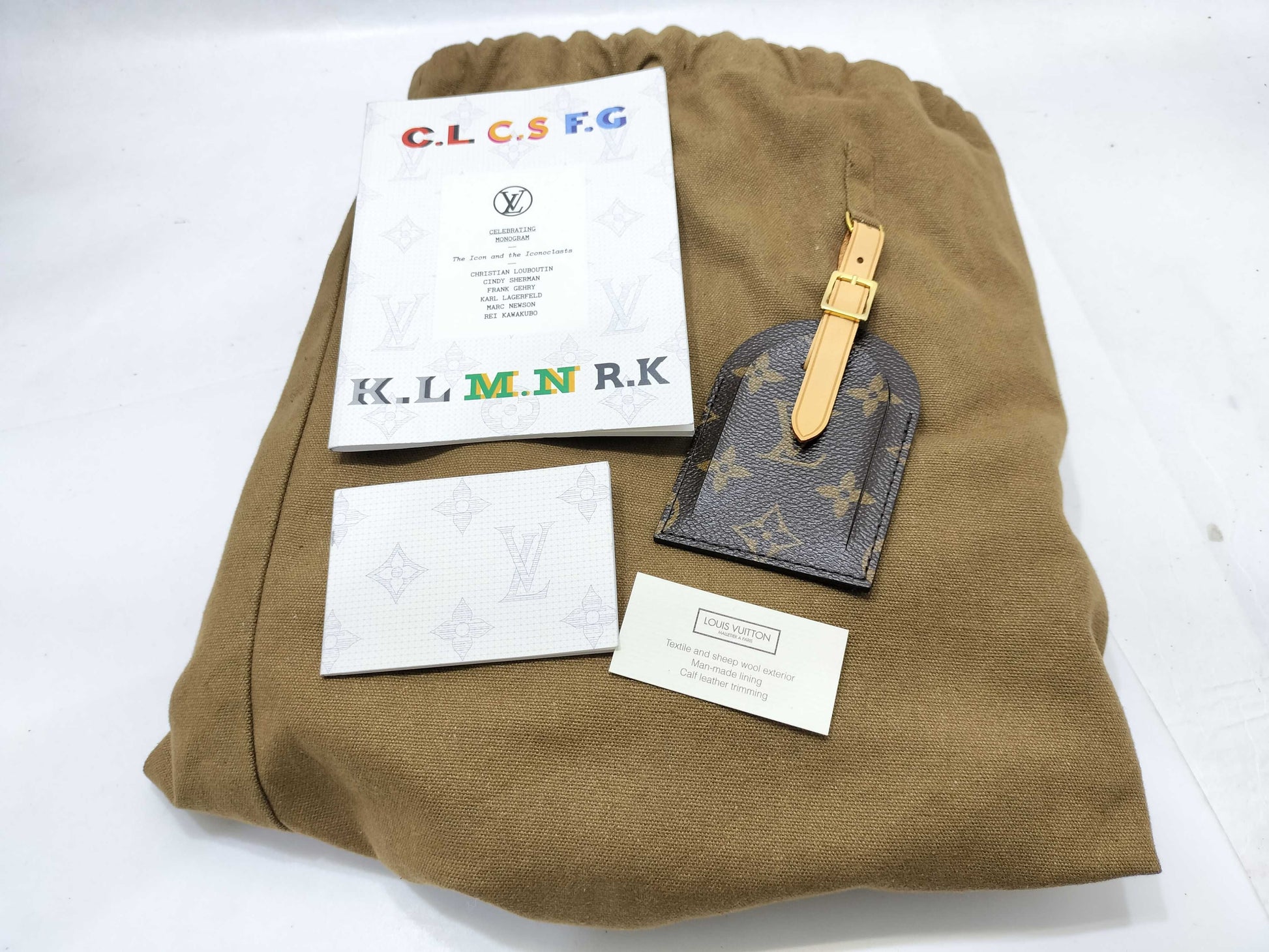 LOUIS VUITTON M40276 Monogram Louis Vuitton Marc Newson Backpack Blue Rucksack
