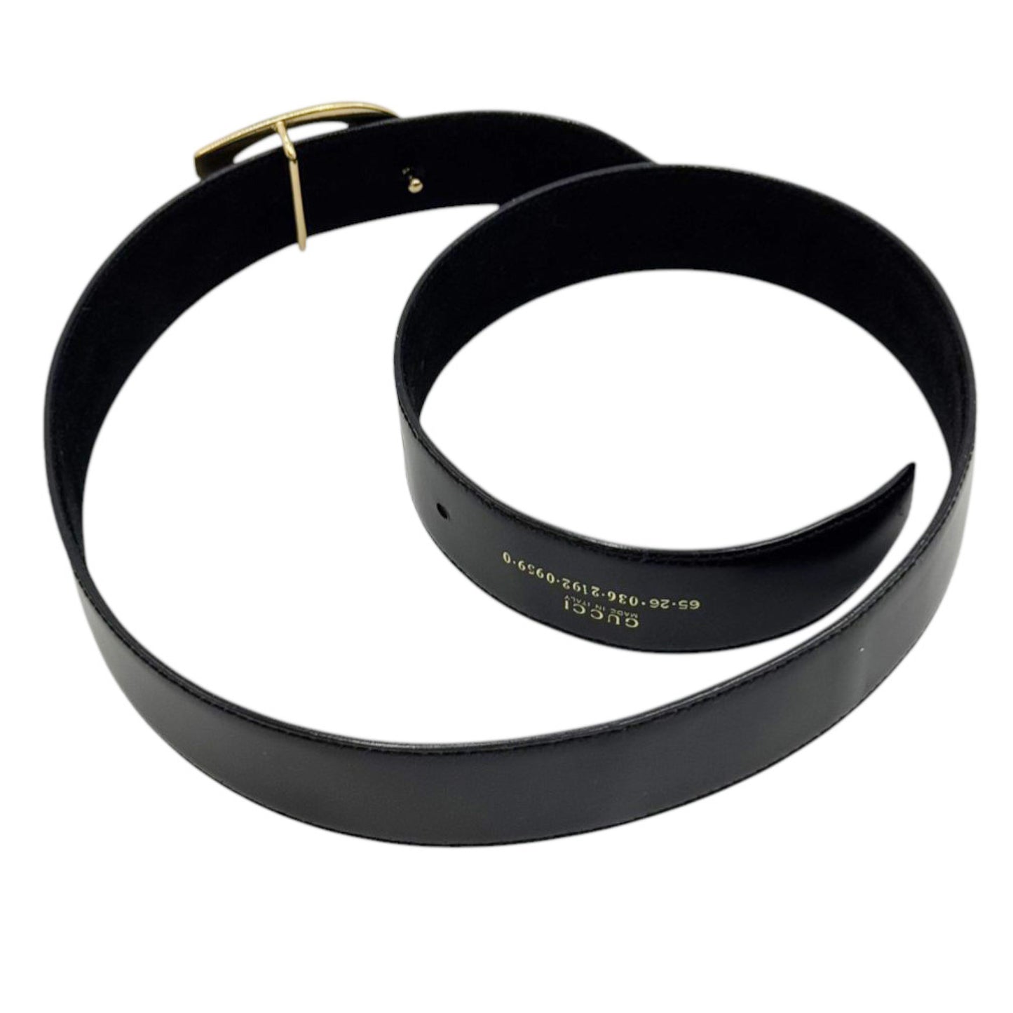 GUCCI Gucci Belt with Gold Hardware, 65cm, Women's, 65 26 036 2192 0959 0 Belt