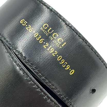 GUCCI Gucci Belt with Gold Hardware, 65cm, Women's, 65 26 036 2192 0959 0 Belt