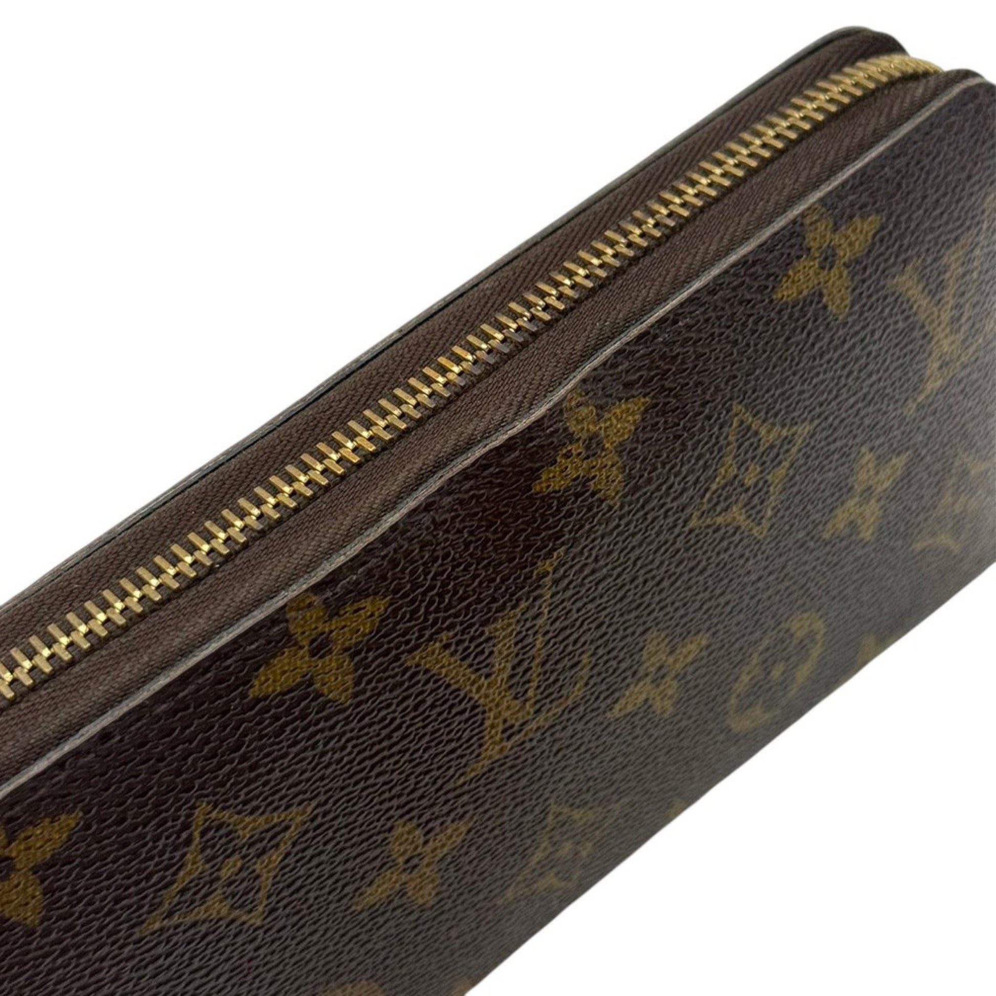 LOUIS VUITTON Monogram Zippy Wallet Fuchsia M41895 [Serial Number] GI0136 Wallet