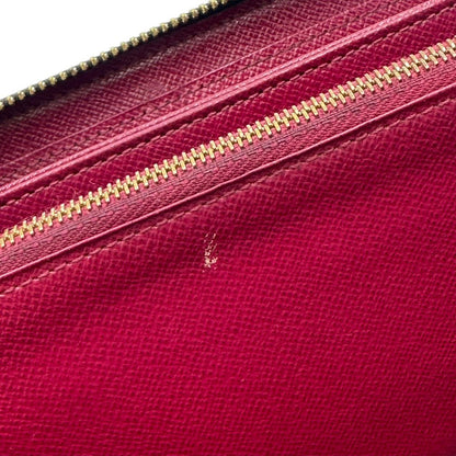 LOUIS VUITTON Monogram Zippy Wallet Fuchsia M41895 [Serial Number] GI0136 Wallet