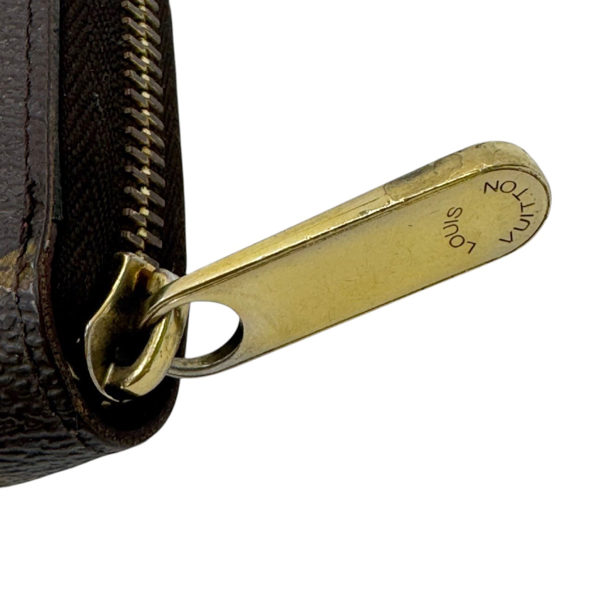 LOUIS VUITTON Monogram Zippy Wallet Fuchsia M41895 [Serial Number] GI0136 Wallet