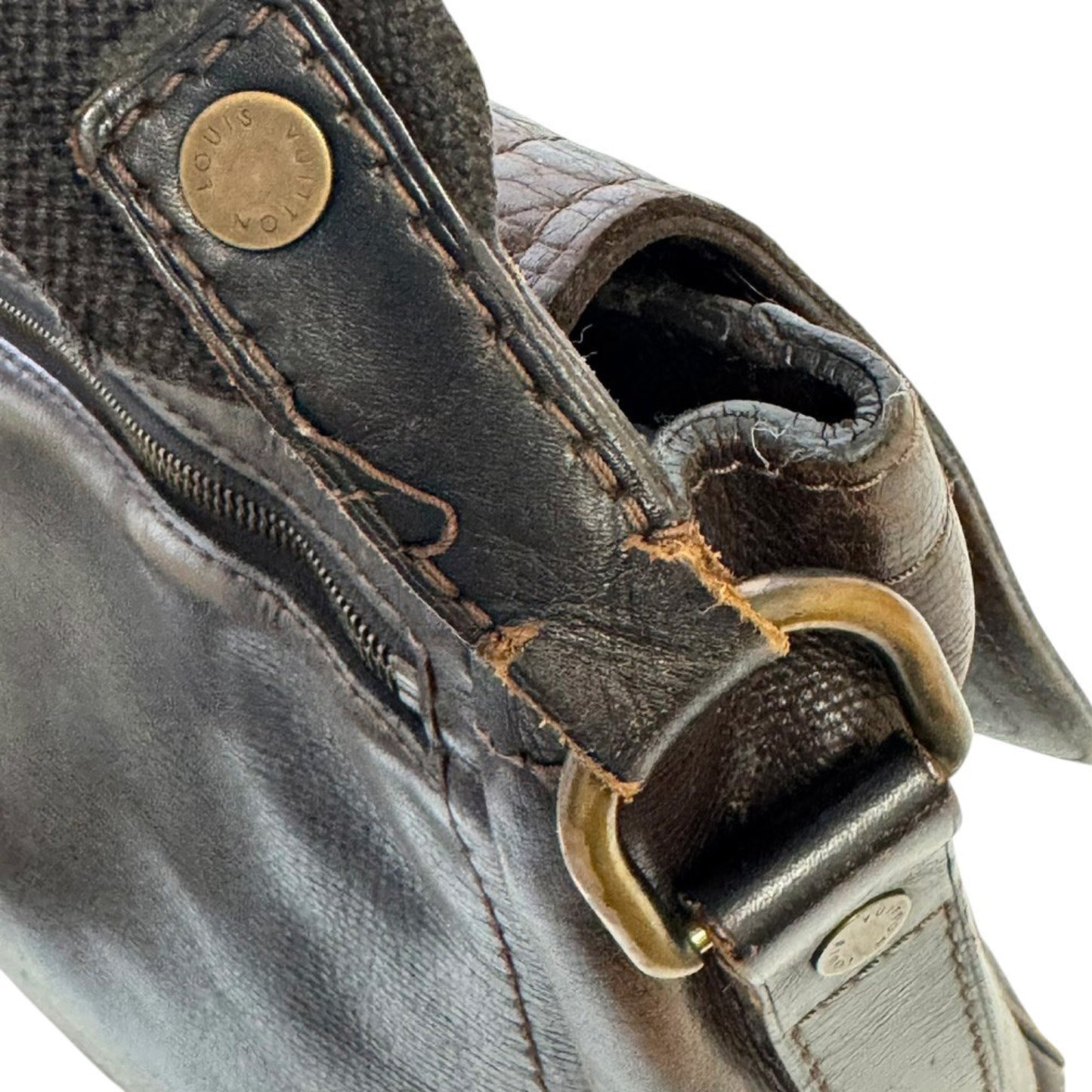 LOUIS VUITTON Louis Vuitton Bag LOUIS VUITTON LV M92071 Utah Messenger Bag Brown Men's mu30062 Shoulder Bag