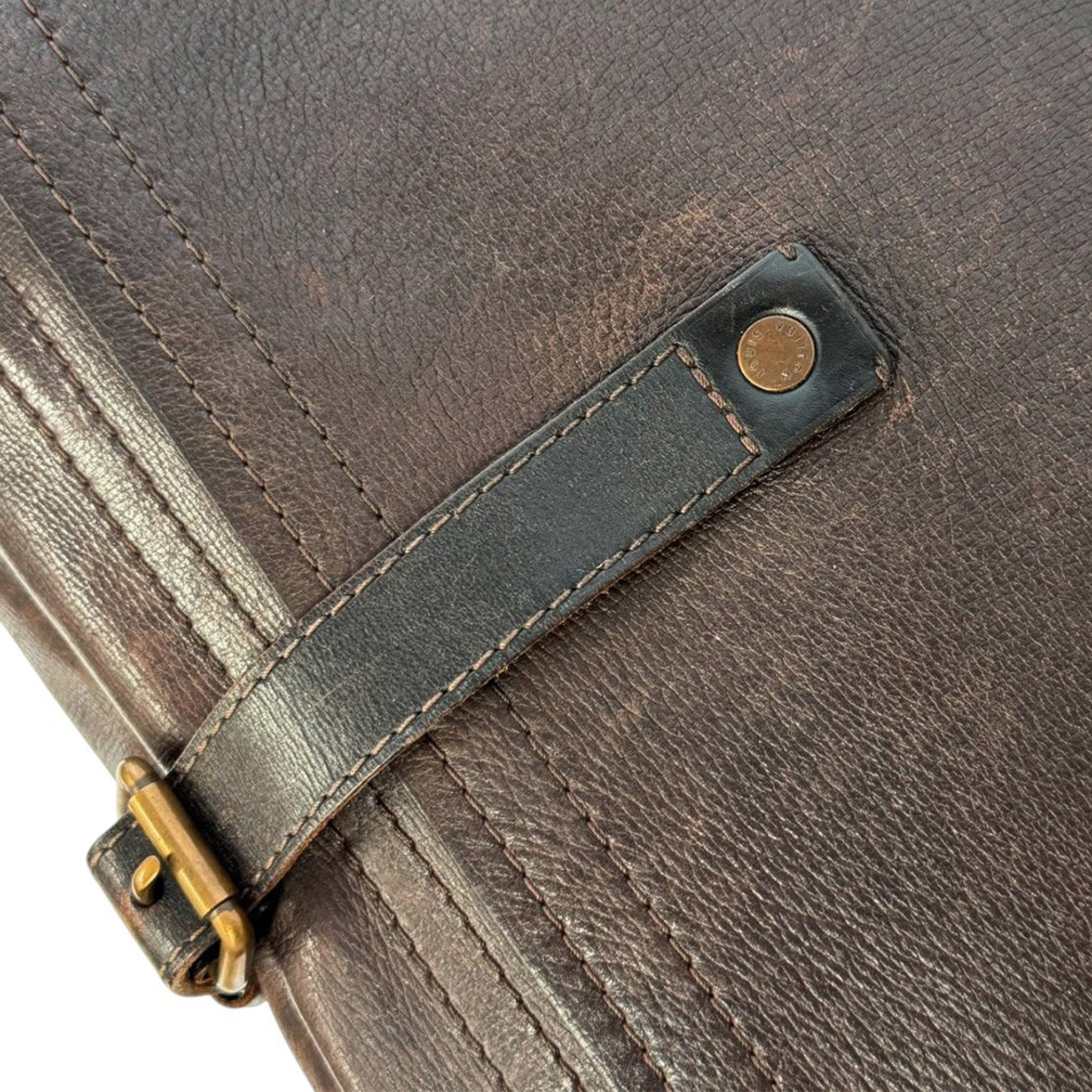 LOUIS VUITTON Louis Vuitton Bag LOUIS VUITTON LV M92071 Utah Messenger Bag Brown Men's mu30062 Shoulder Bag
