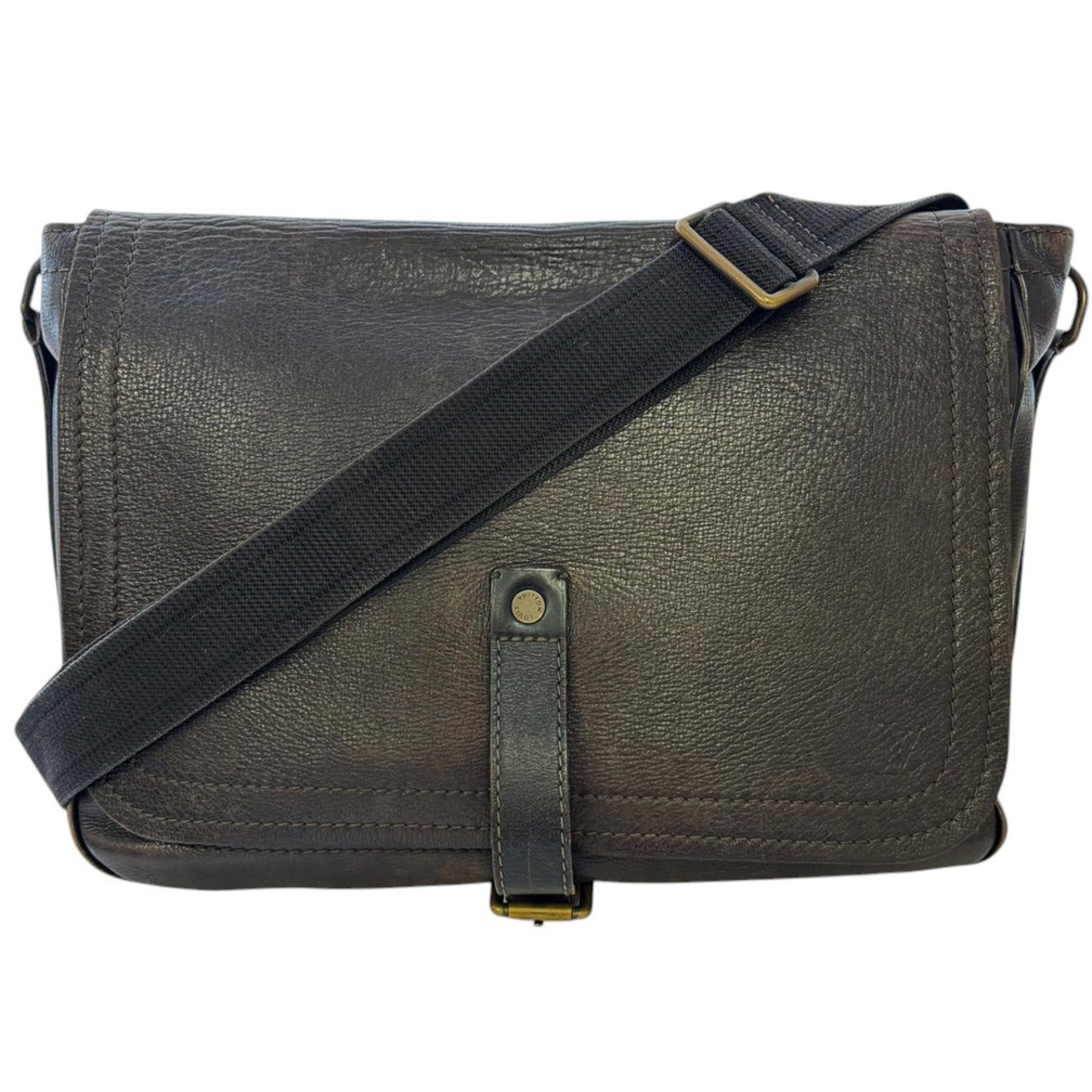LOUIS VUITTON Louis Vuitton Bag LOUIS VUITTON LV M92071 Utah Messenger Bag Brown Men's mu30062 Shoulder Bag