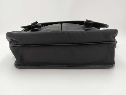 PRADA Prada Nylon and Leather Shoulder Messenger Bag
