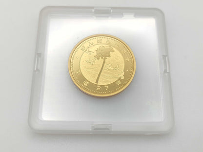 10,000 Yen Gold Coin Commemorating the Great East Japan Earthquake Reconstruction Project, 24K Gold, 15.6g, Other Small Items 