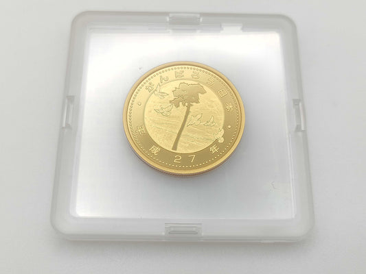 10,000 Yen Gold Coin Commemorating the Great East Japan Earthquake Reconstruction Project, 24K Gold, 15.6g, Other Small Items 