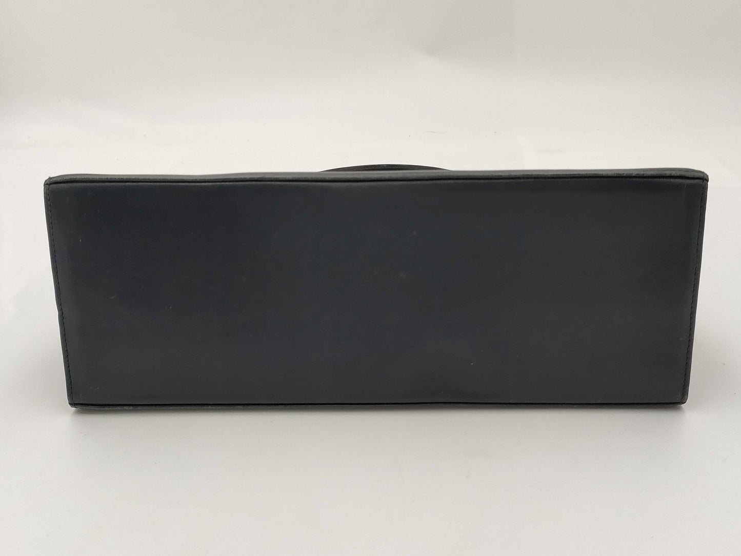 Salvatore Ferragamo Gancini black leather handbag