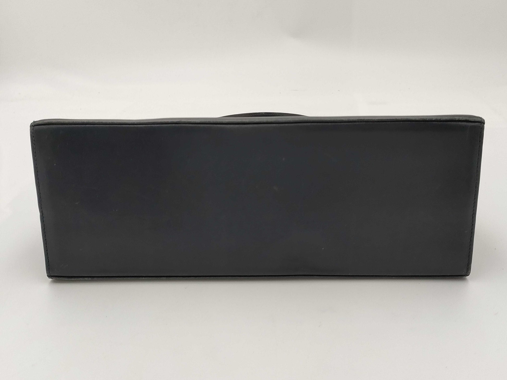 Salvatore Ferragamo Gancini black leather handbag