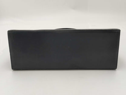 Salvatore Ferragamo Gancini black leather handbag