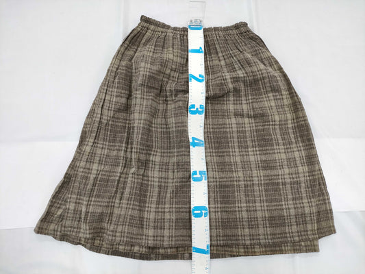 Comme des Garçons Check Skirt Vintage 80s Skirt
