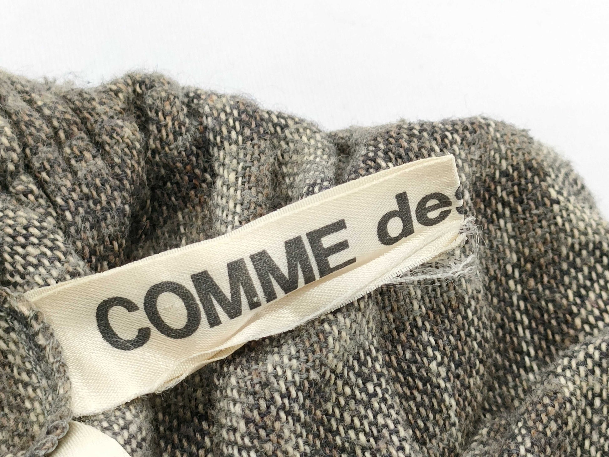 Comme des Garçons Check Skirt Vintage 80s Skirt
