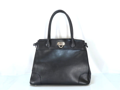 HAMANO Gancini Leather Handbag