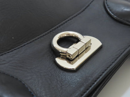 HAMANO Gancini Leather Handbag
