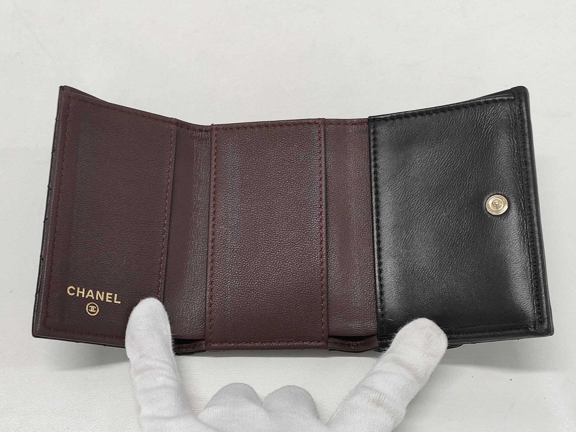 CHANEL Classic Small Flap Wallet, Matelasse Lambskin, Black, GD Hardware, AP0230 HXEP5C9E Wallet