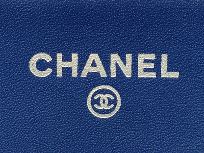 CHANEL Chain Wallet 2.55 Matelasse Cotton Blue Silver Hardware 18 Series with Sticker and Card Included Shoulder Bag