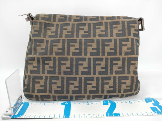 FENDI Zucca Pattern Shoulder Bag Mamma Bucket Zucca Canvas Brown Shoulder Bag
