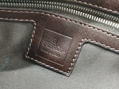 FENDI Zucca Pattern Shoulder Bag Mamma Bucket Zucca Canvas Brown Shoulder Bag