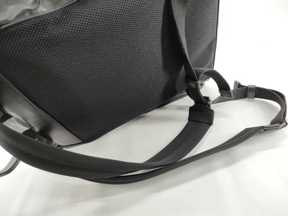 Dior Backpack in Black Calfskin with Silver Hardware