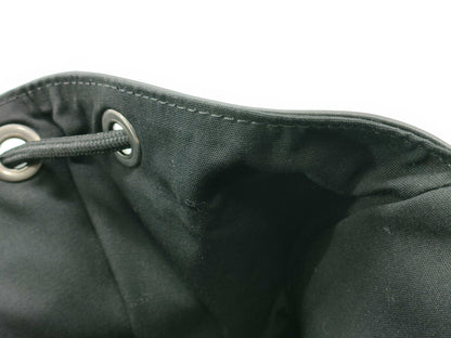 Dior Backpack in Black Calfskin with Silver Hardware