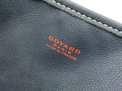 GOYARD Ange Mini Herringbone Navy Tote Bag