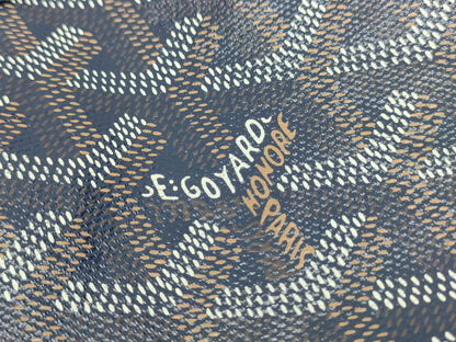 GOYARD Ange Mini Herringbone Navy Tote Bag
