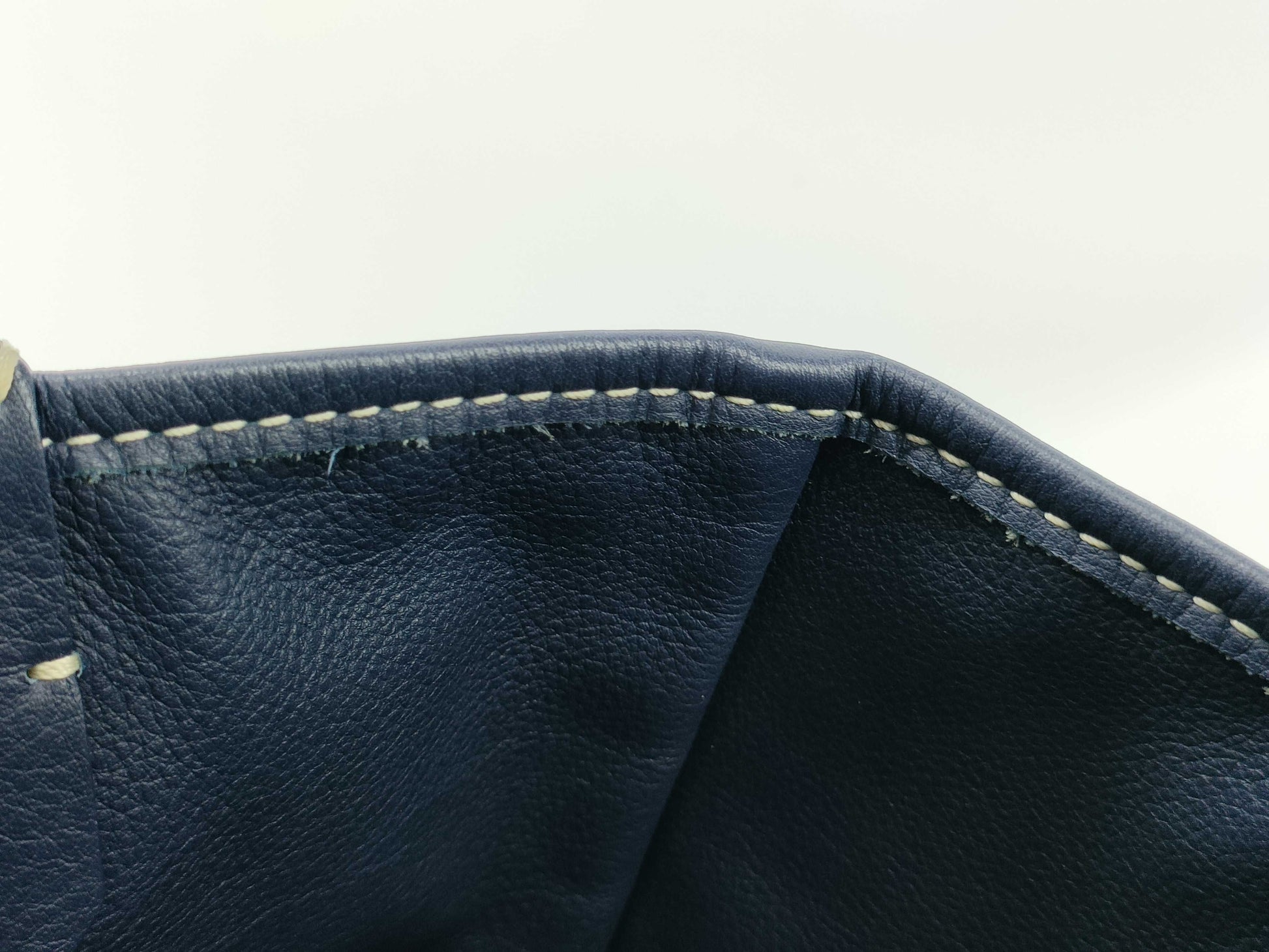GOYARD Ange Mini Herringbone Navy Tote Bag