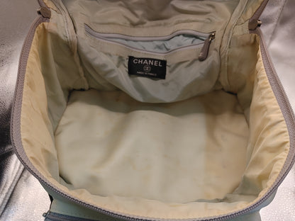 CHANEL Sport Line Backpack Nylon White Backpack