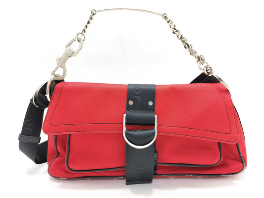 Dior handbag red handbag