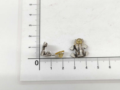 CHANEL Coco Mark Logo Earrings with Rice