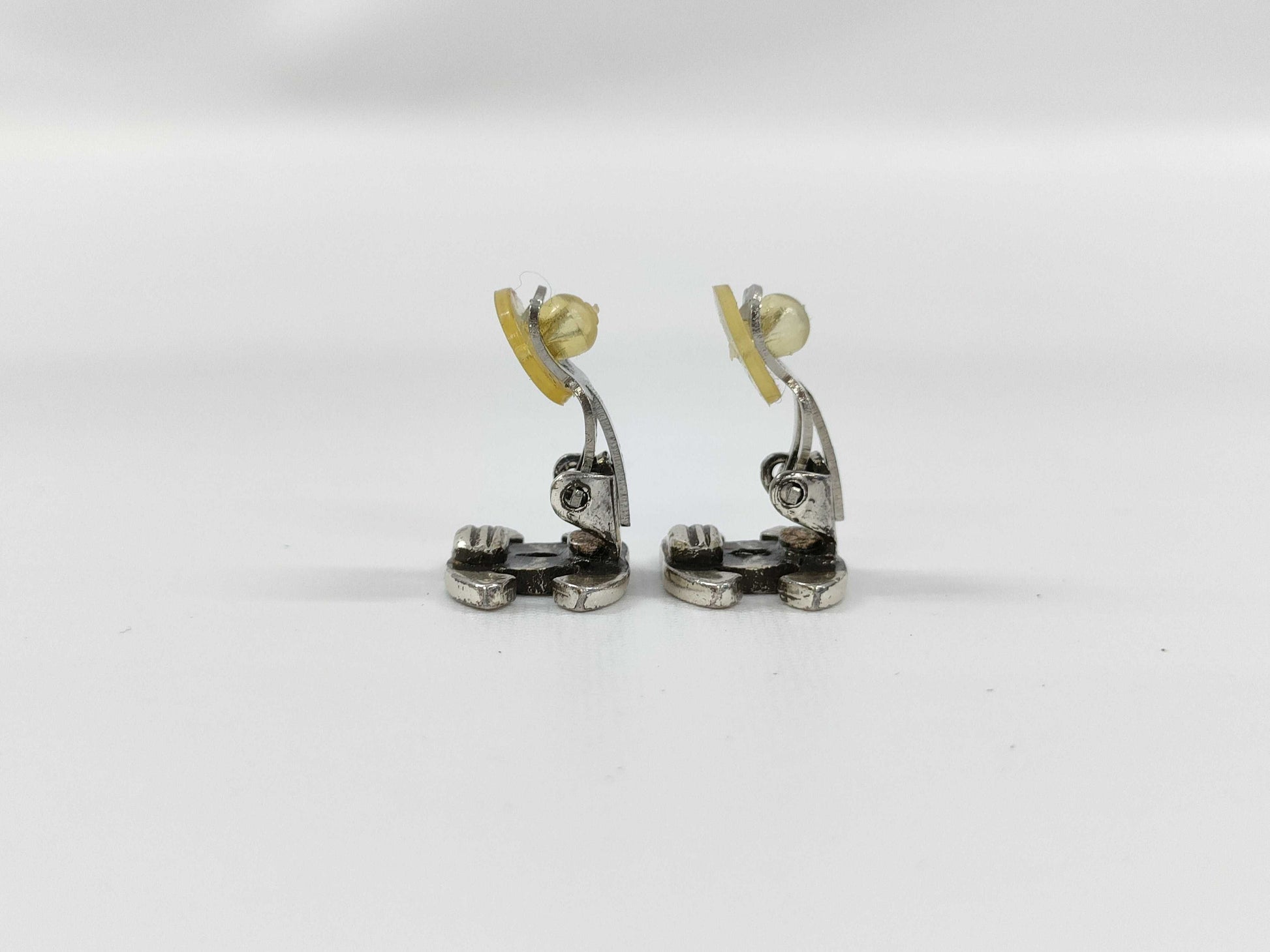 CHANEL Coco Mark Logo Earrings with Rice