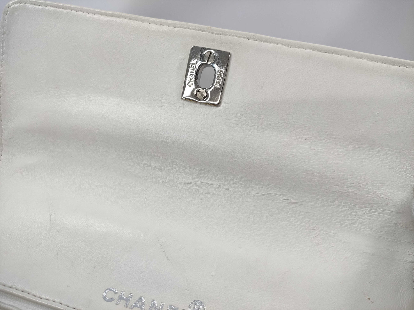 CHANEL Matelasse Plastic Chain Handbag