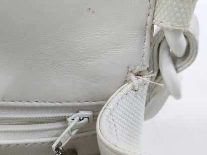 CHANEL Matelasse Plastic Chain Handbag