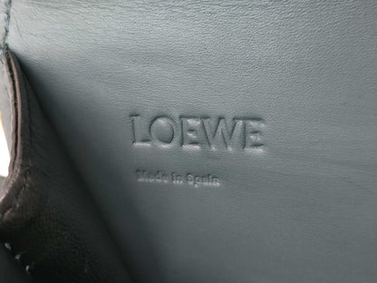 LOEWE Leather Barcelona Shoulder Bag, Blue