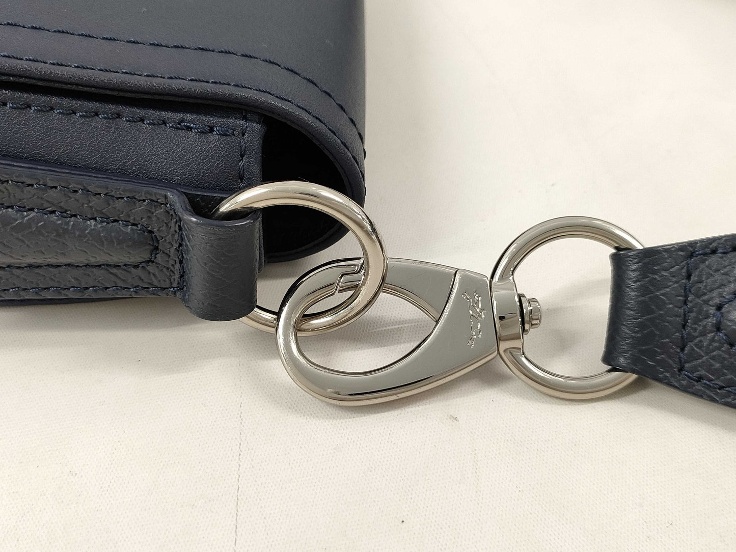 LONG CHAMP Round Shoulder Navy Shoulder Bag