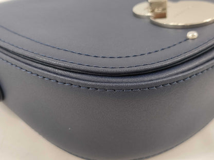 LONG CHAMP Round Shoulder Navy Shoulder Bag