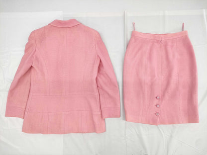 CHANEL Pink Jacket & Skirt Set, Size 38 Other Apparel