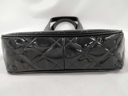 CHANEL Matelasse Handbag Patent Leather Handbag