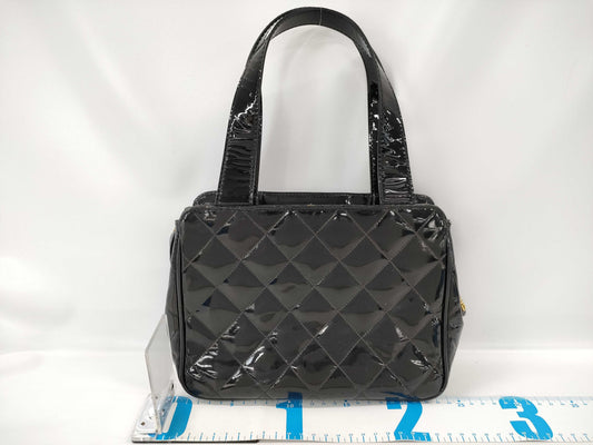 CHANEL Matelasse Handbag Patent Leather Handbag