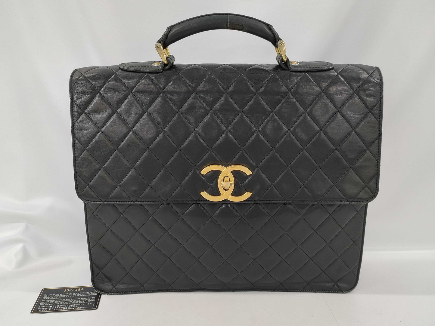 CHANEL Matrasse Brief Case Lambskin Business Bag