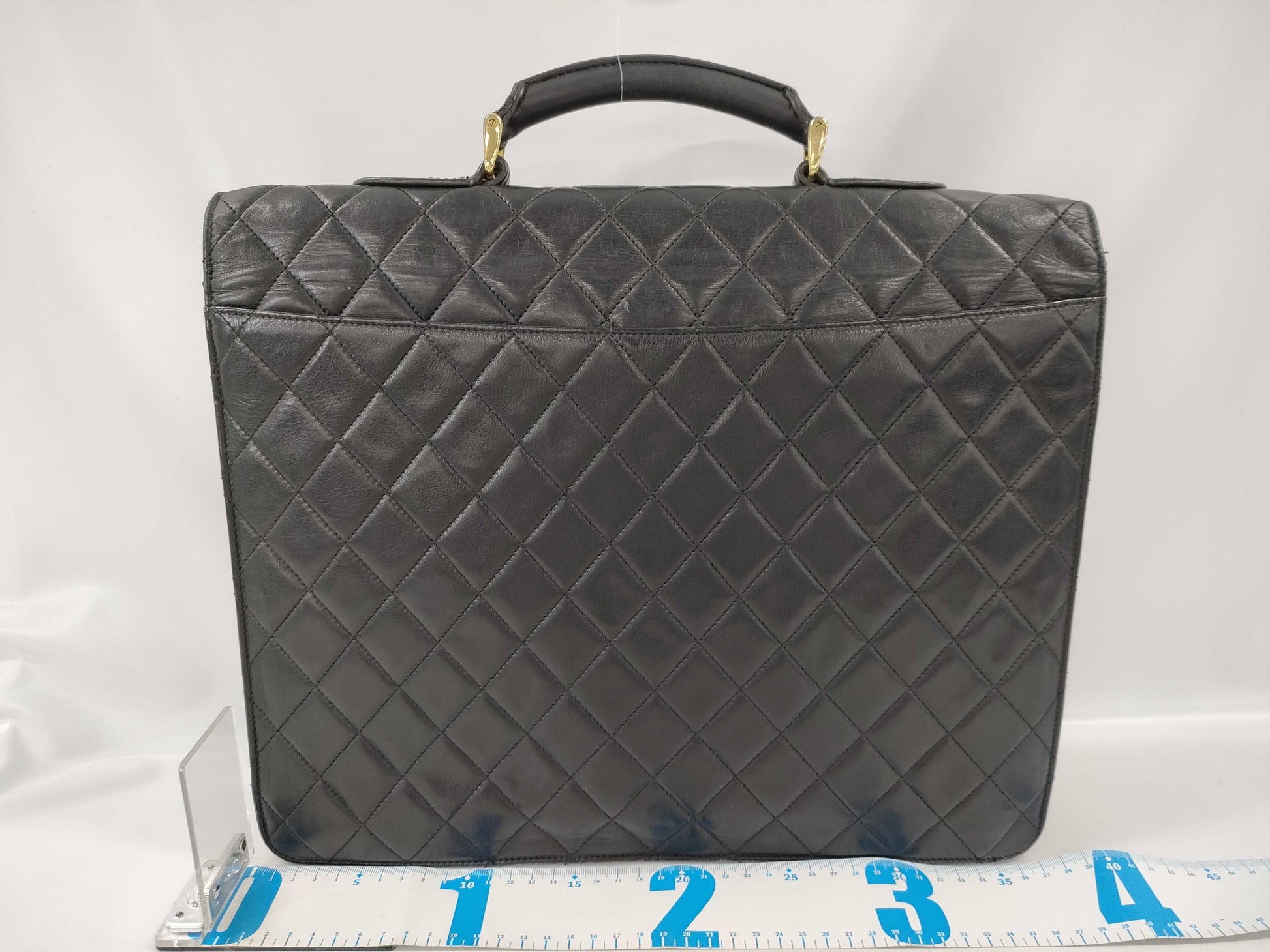 CHANEL Matrasse Brief Case Lambskin Business Bag