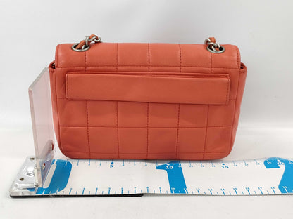 CHANEL Chocolate Bar Chain Shoulder Bag Lambskin Shoulder Bag