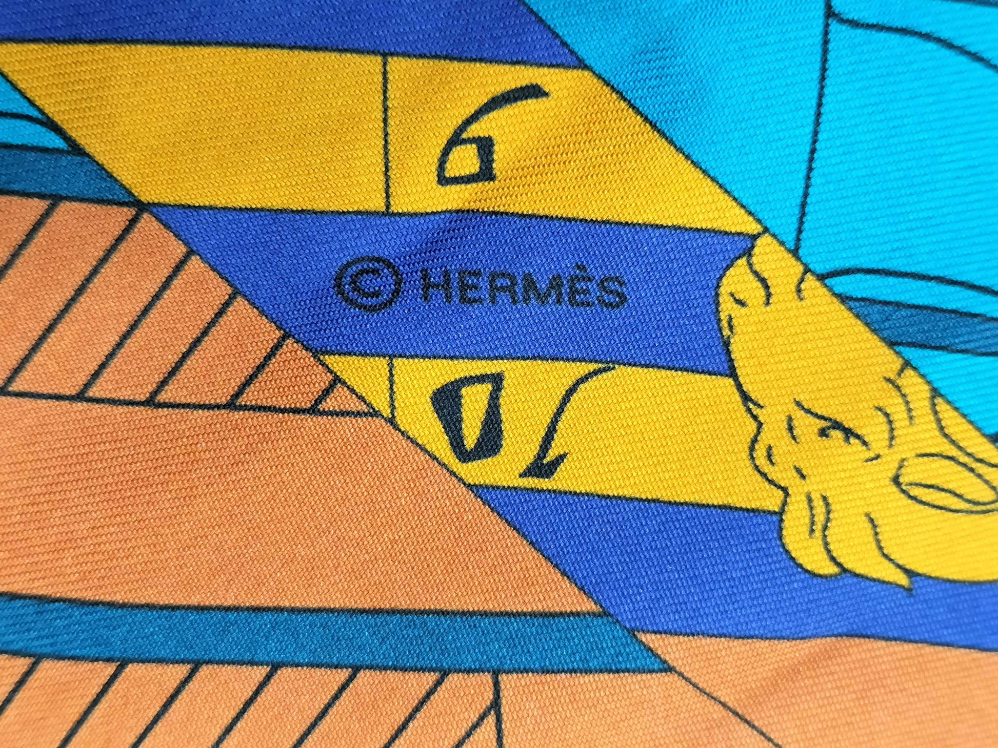 HERMES Silk Maxi Twilly with tag Other accessories
