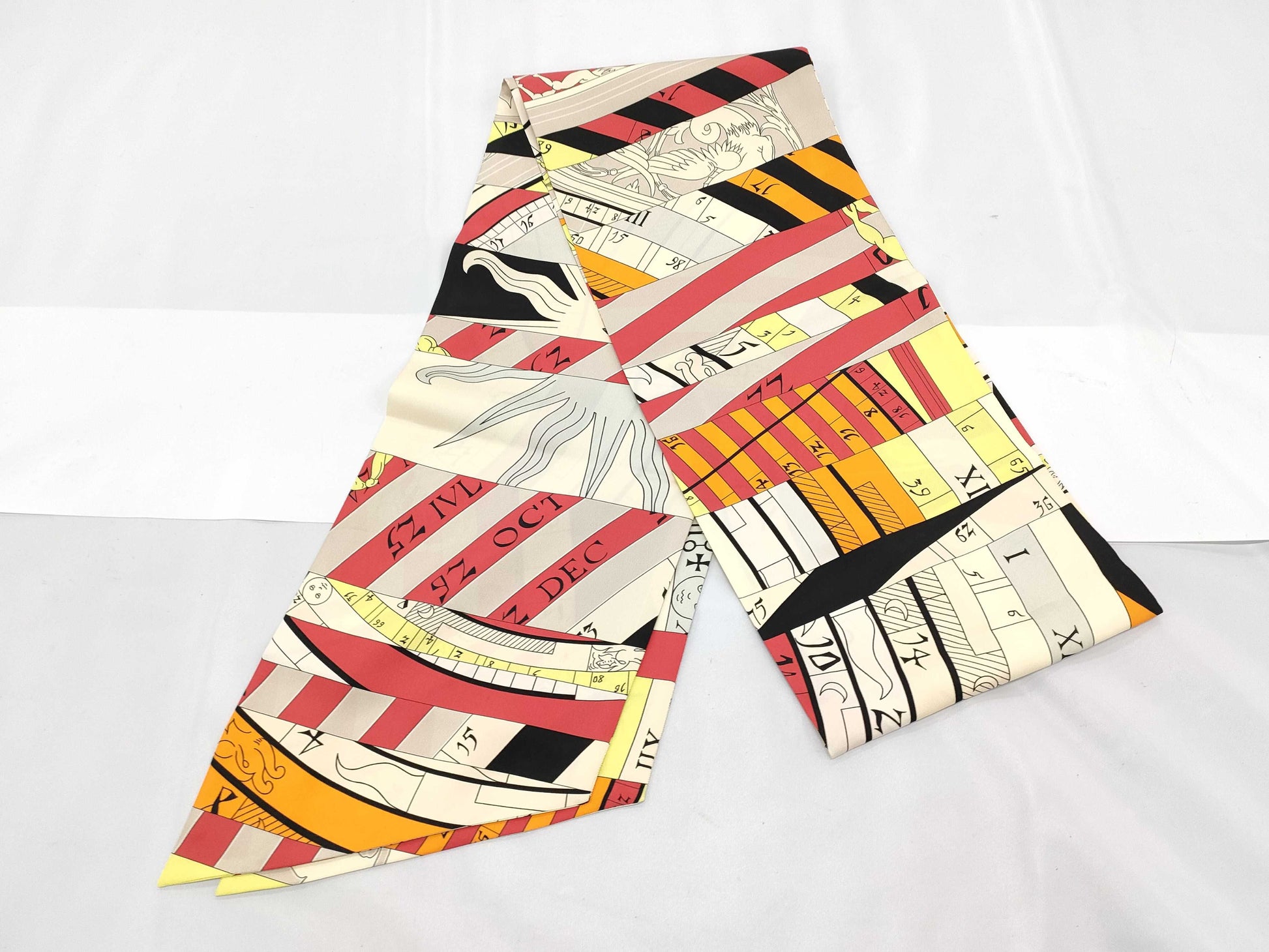 HERMES Twilly Silk Maxi Twilly Scarf with Tag