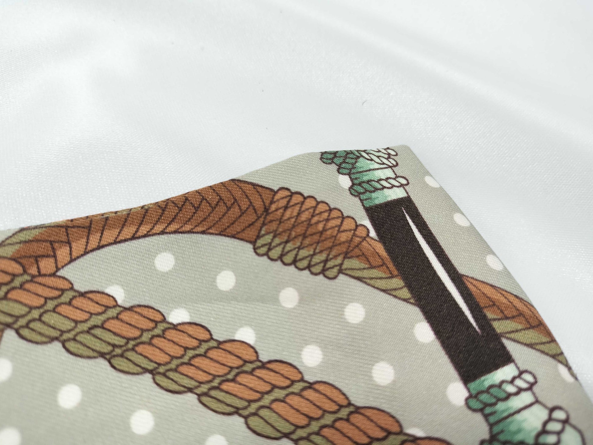 HERMES Silk Maxi Twilly with tag Other accessories