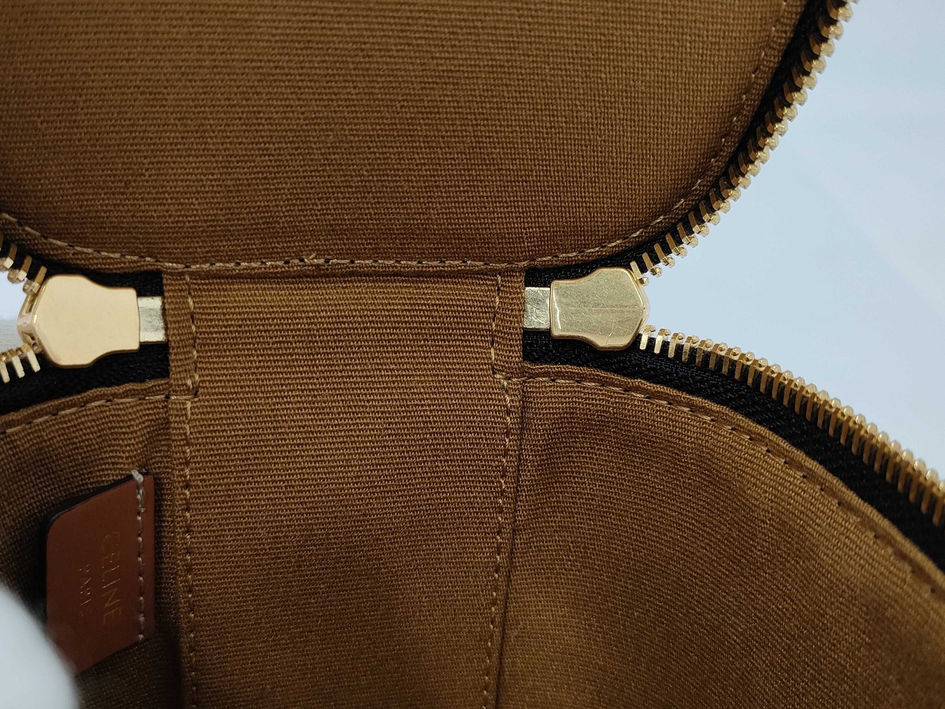 CELINE Triomphe Mini Vanity Bag with Strap